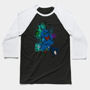 Butterfly (flowers) Baseball T-Shirt